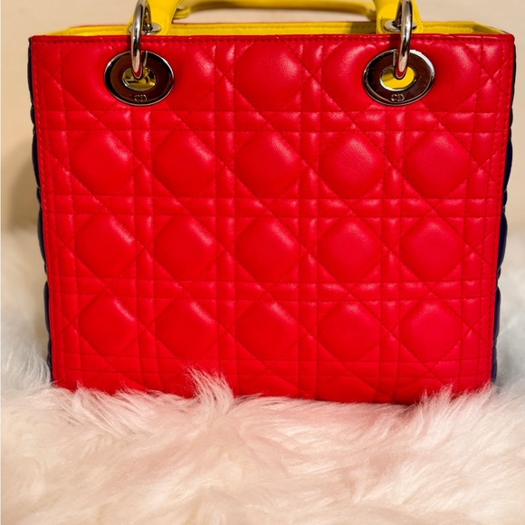 Authentic Lady Dior tricolor - Picture 3 of 7